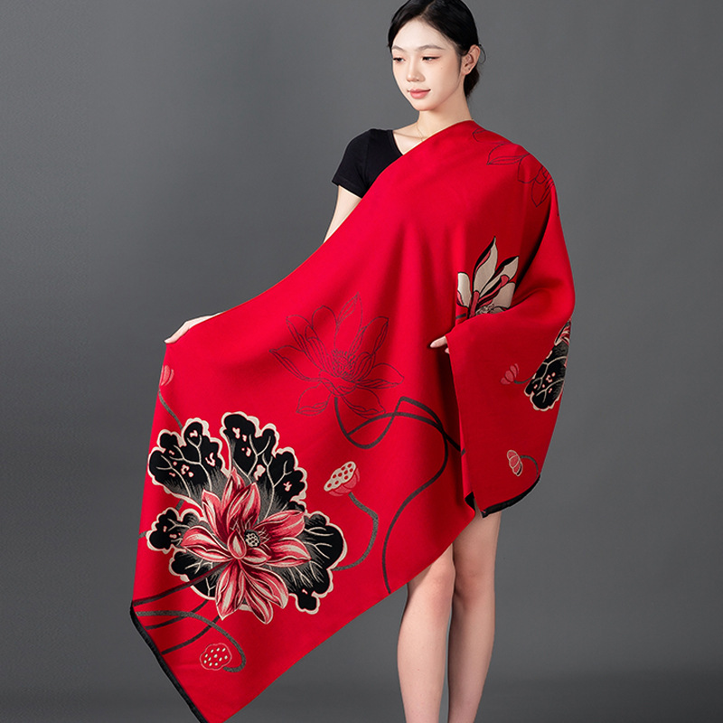 Damski Zimowy Szal Kaszmirowy  – Cashmere Throw Blanket recenzja i cena